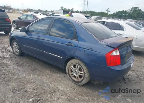 2004 Kia Spectra Ex/Lx z USA, uszkodzony, nr VIN KNAFE121X45030734